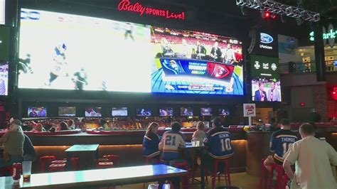 Blues fans watch opener at Ballpark Village, excited as new season begins